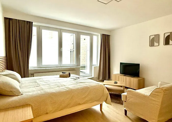 Lejlighed Moderne Au Coeur Du Quartier Saint Adalbert Liège